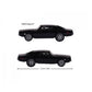 Majorette Vintage Dodge Charger R/T, schwarz