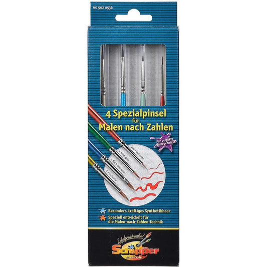 Malen nach Zahlen 4 Spezialpinsel