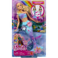 Mattel Barbie Flower Magic Meerjungfrau Spielzeugpuppe mit Perlen