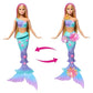 Mattel Barbie Flower Magic Meerjungfrau Spielzeugpuppe mit Perlen