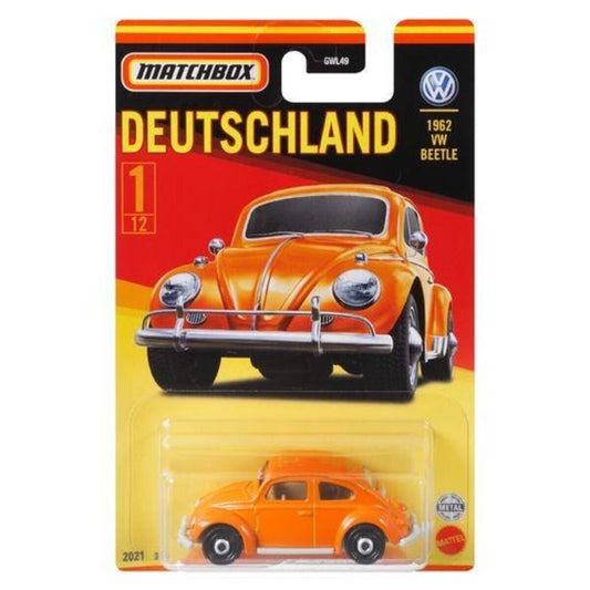 Mattel Matchbox Best of Germany Die-Cast Sortiment, 1 Stück, 5-fach sortiert