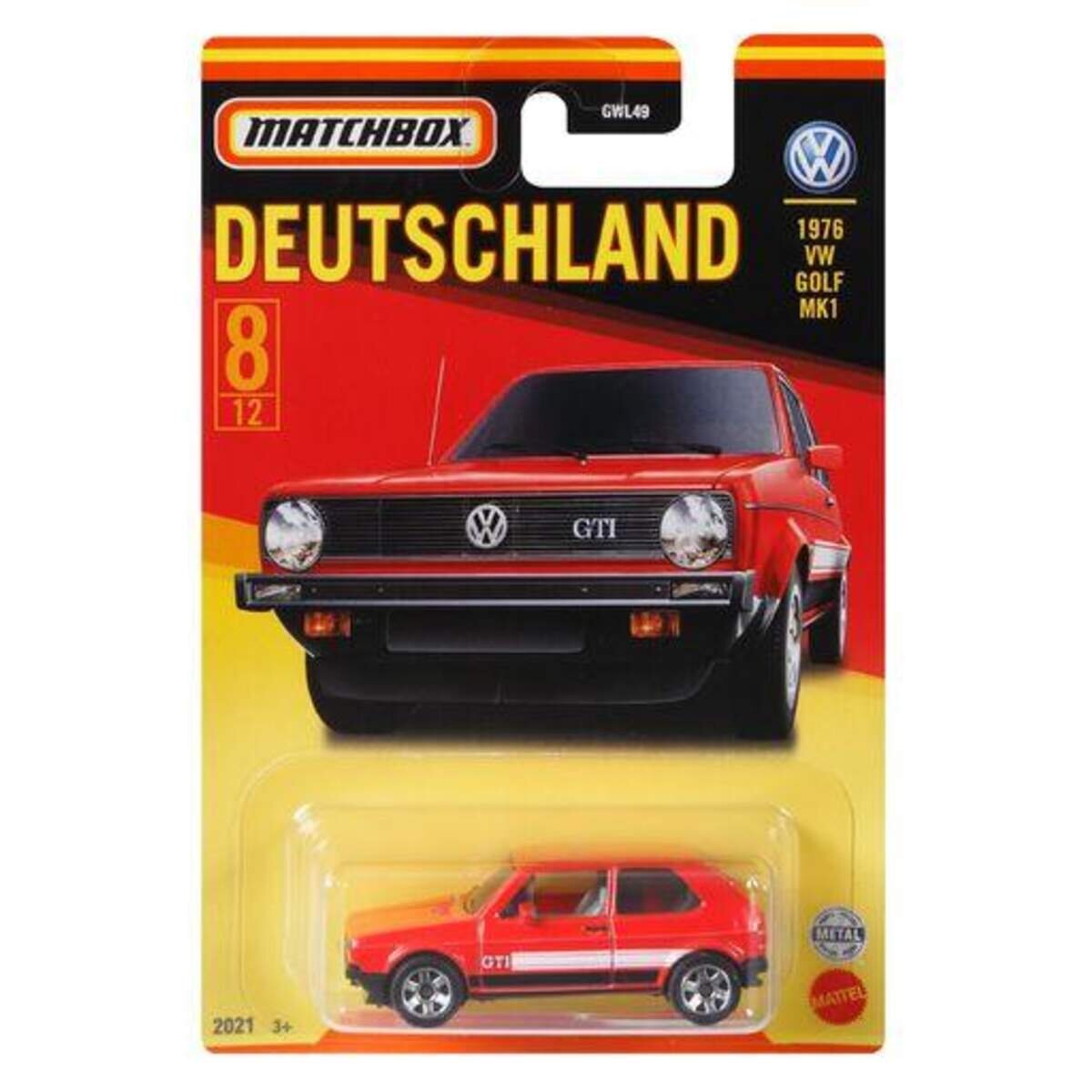Mattel Matchbox Best of Germany Die-Cast Sortiment, 1 Stück, 5-fach sortiert