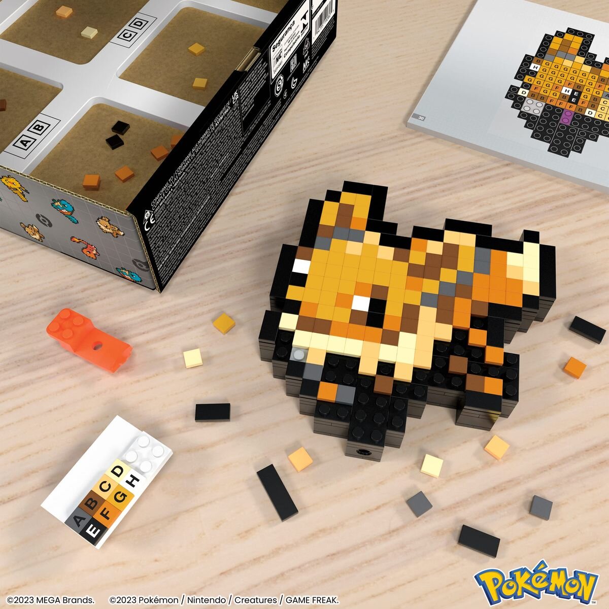Mattel MEGA Pokémon Evoli Pixel Art