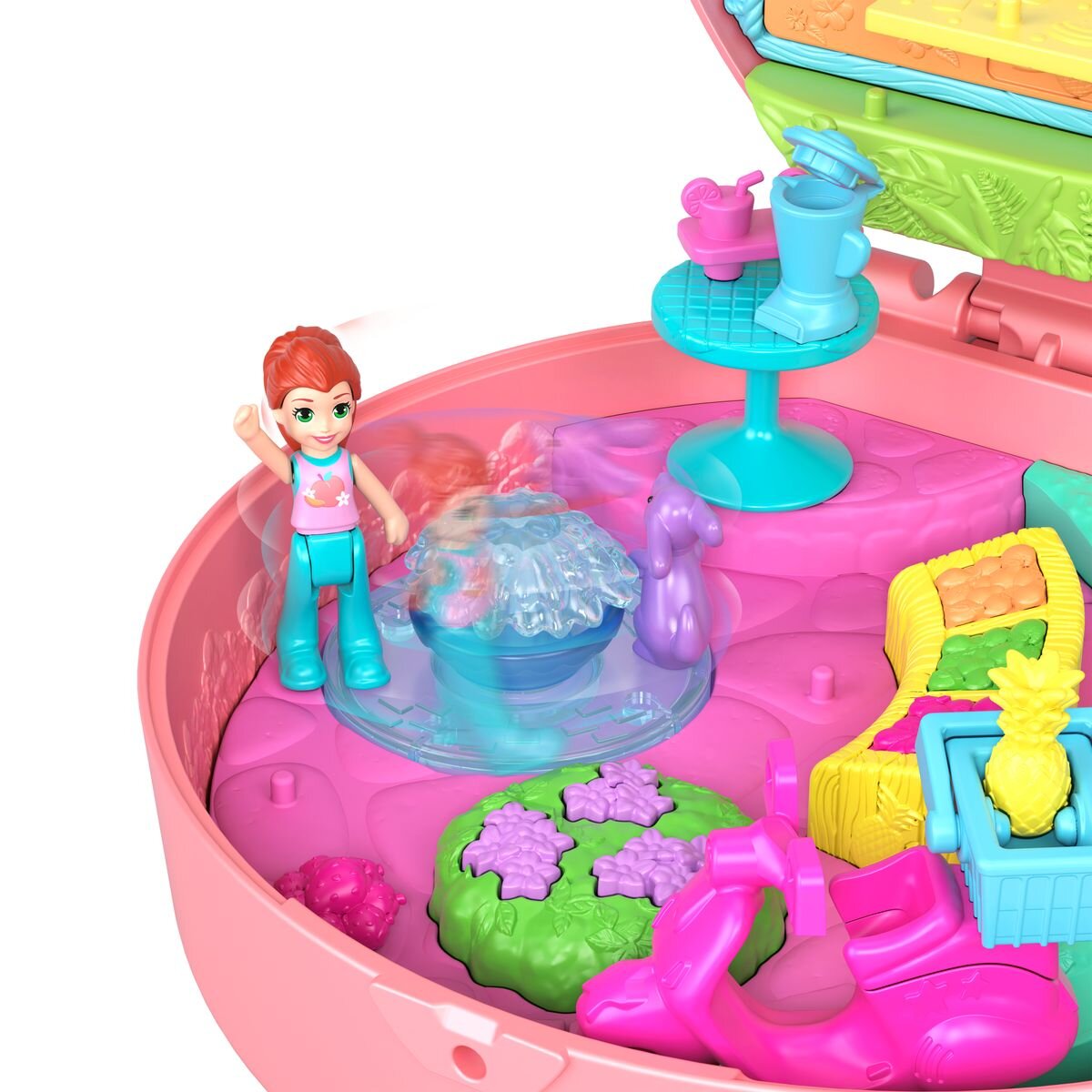Mattel Polly Pocket Adventure Moped Schatulle