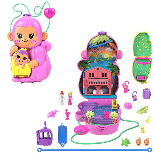 Mattel Polly Pocket Affenmama und Baby