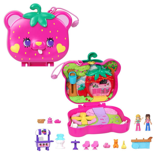 Mattel Polly Pocket Erdbeer-Bärchen Schatulle