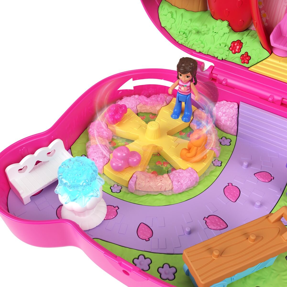 Mattel Polly Pocket Erdbeer-Bärchen Schatulle