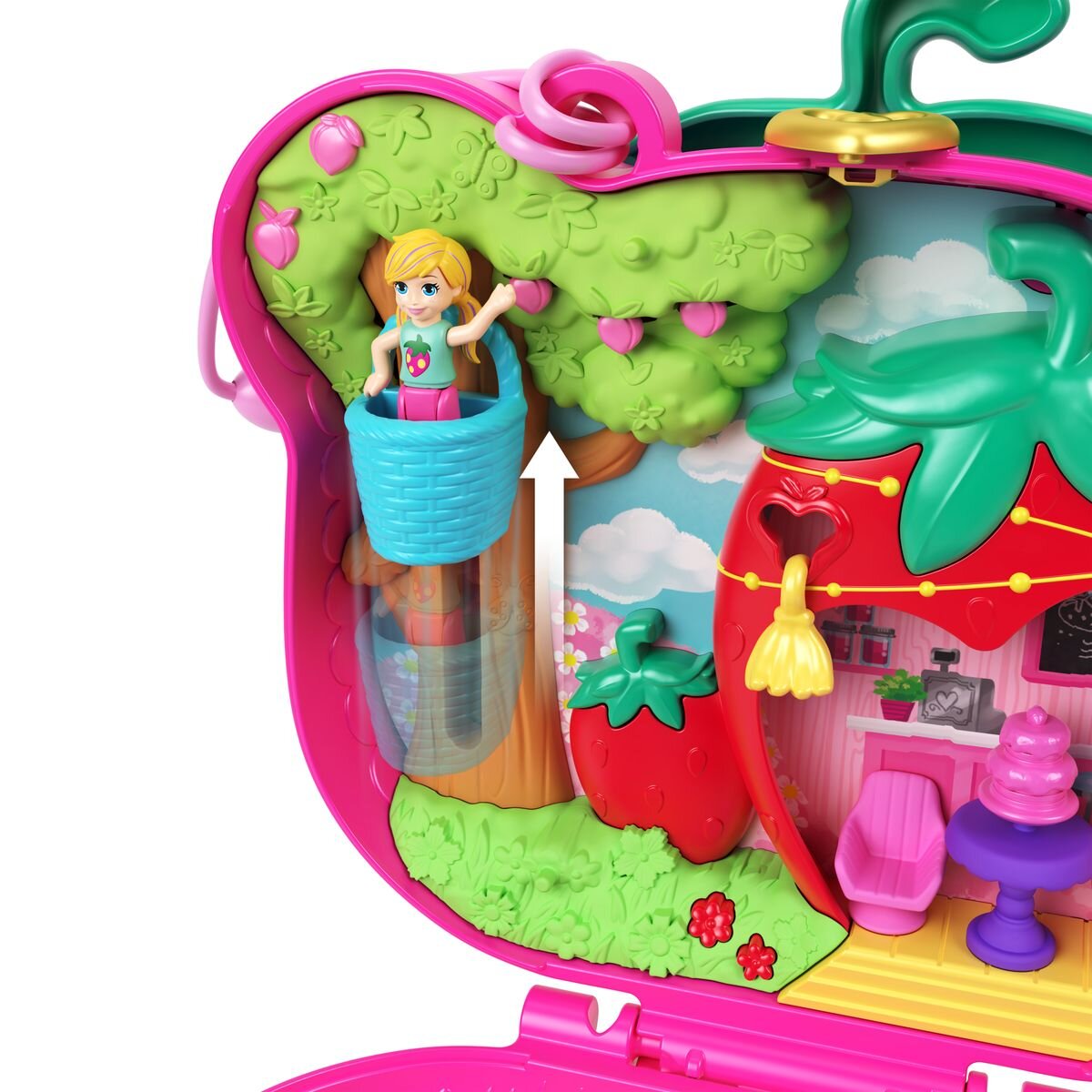 Mattel Polly Pocket Erdbeer-Bärchen Schatulle