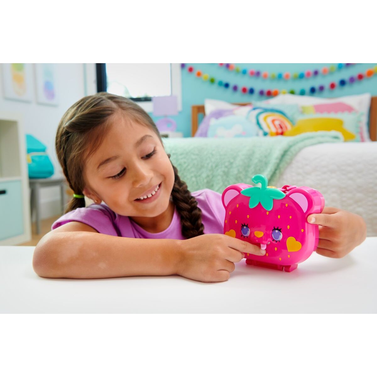 Mattel Polly Pocket Erdbeer-Bärchen Schatulle