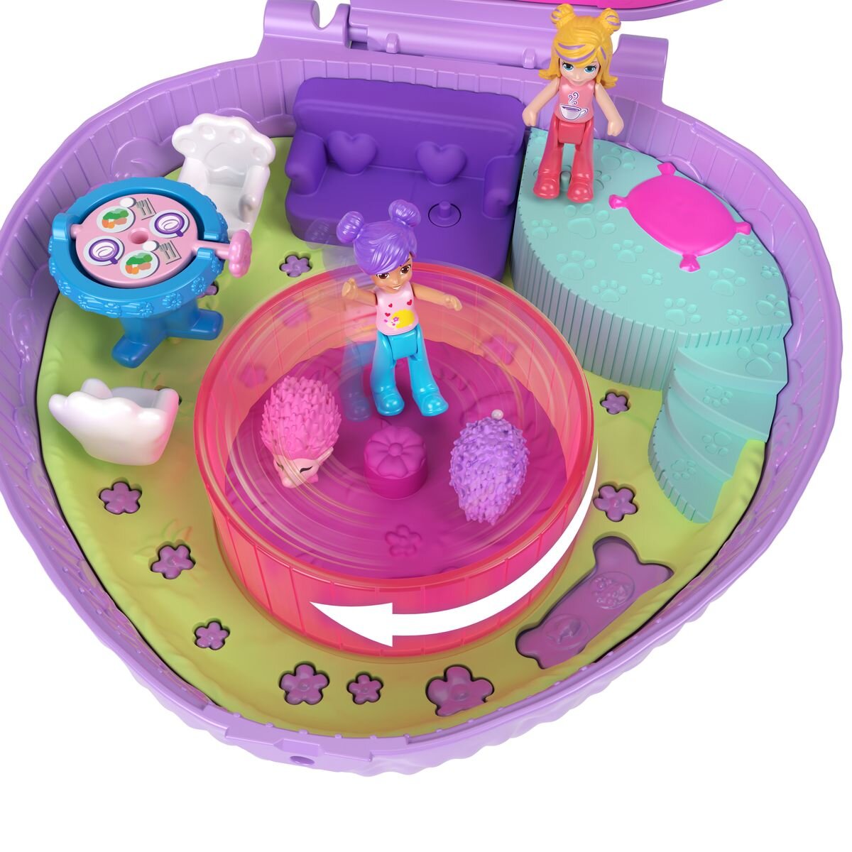 Mattel Polly Pocket Igel-Café Schatulle