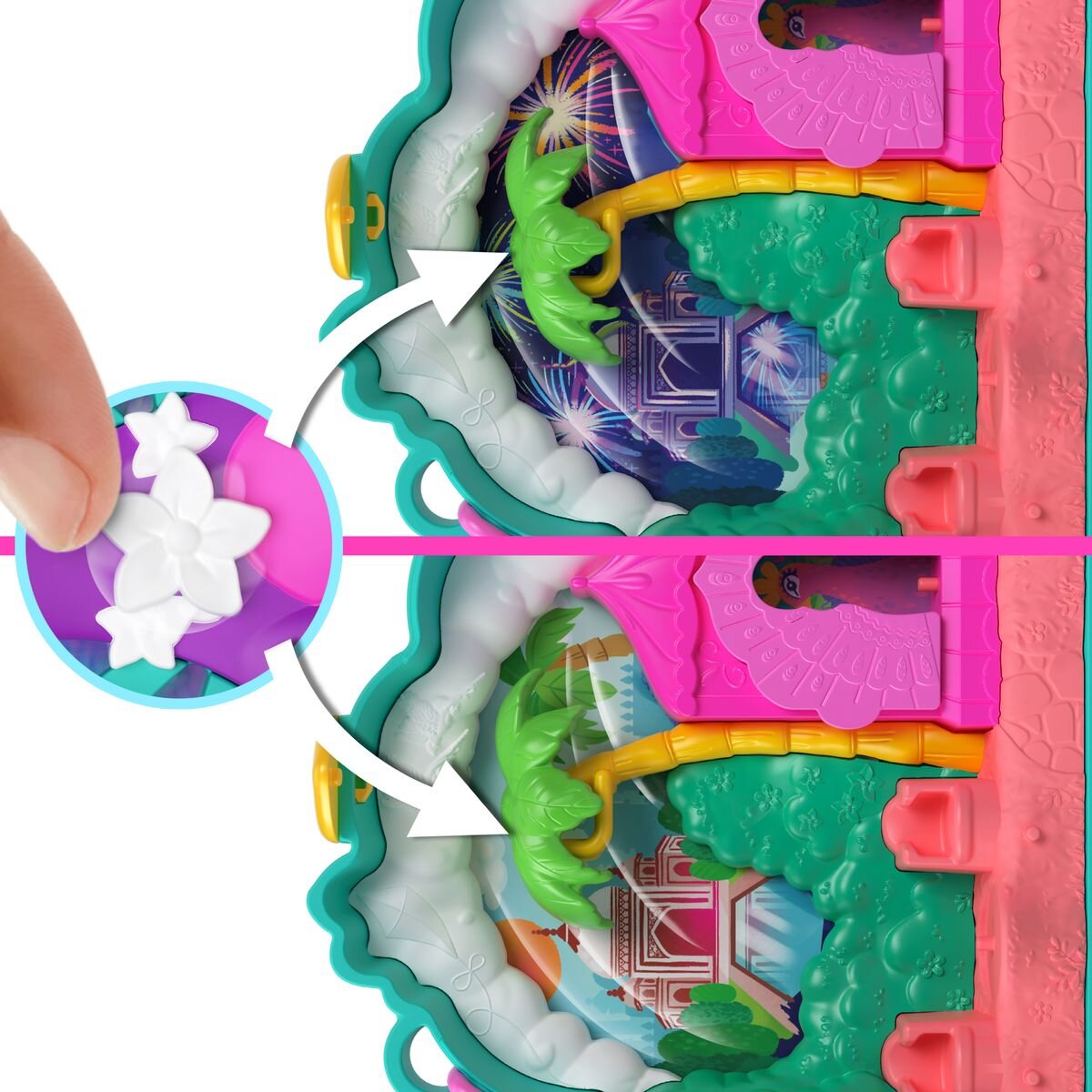 Mattel Polly Pocket Peacock Garden-Schatulle