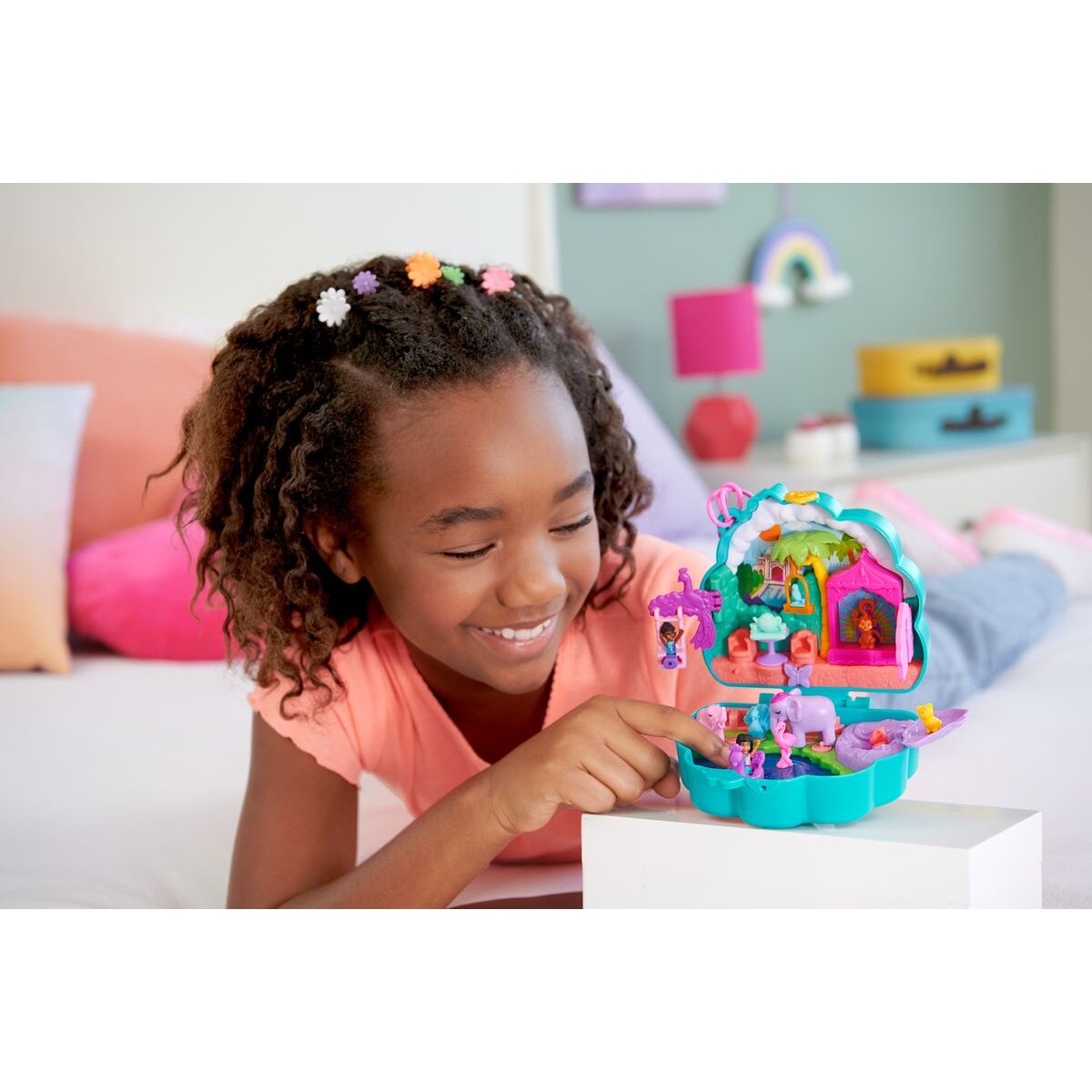 Mattel Polly Pocket Peacock Garden-Schatulle