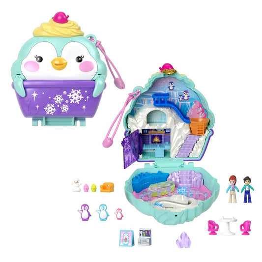 Mattel Polly Pocket Winterliche Pinguin Schatulle
