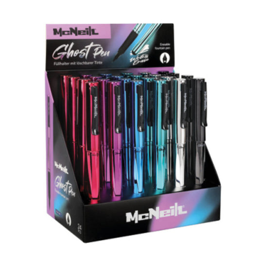McNeill Radierbarer Füller Ghost Pen Metallic, 6 Farben sortiert