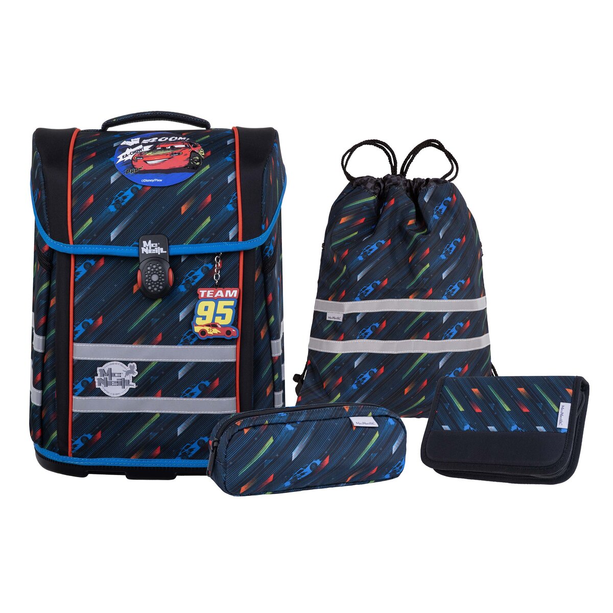 MCNeill Schulranzen Set Perfecto 5tlg. Disney Cars