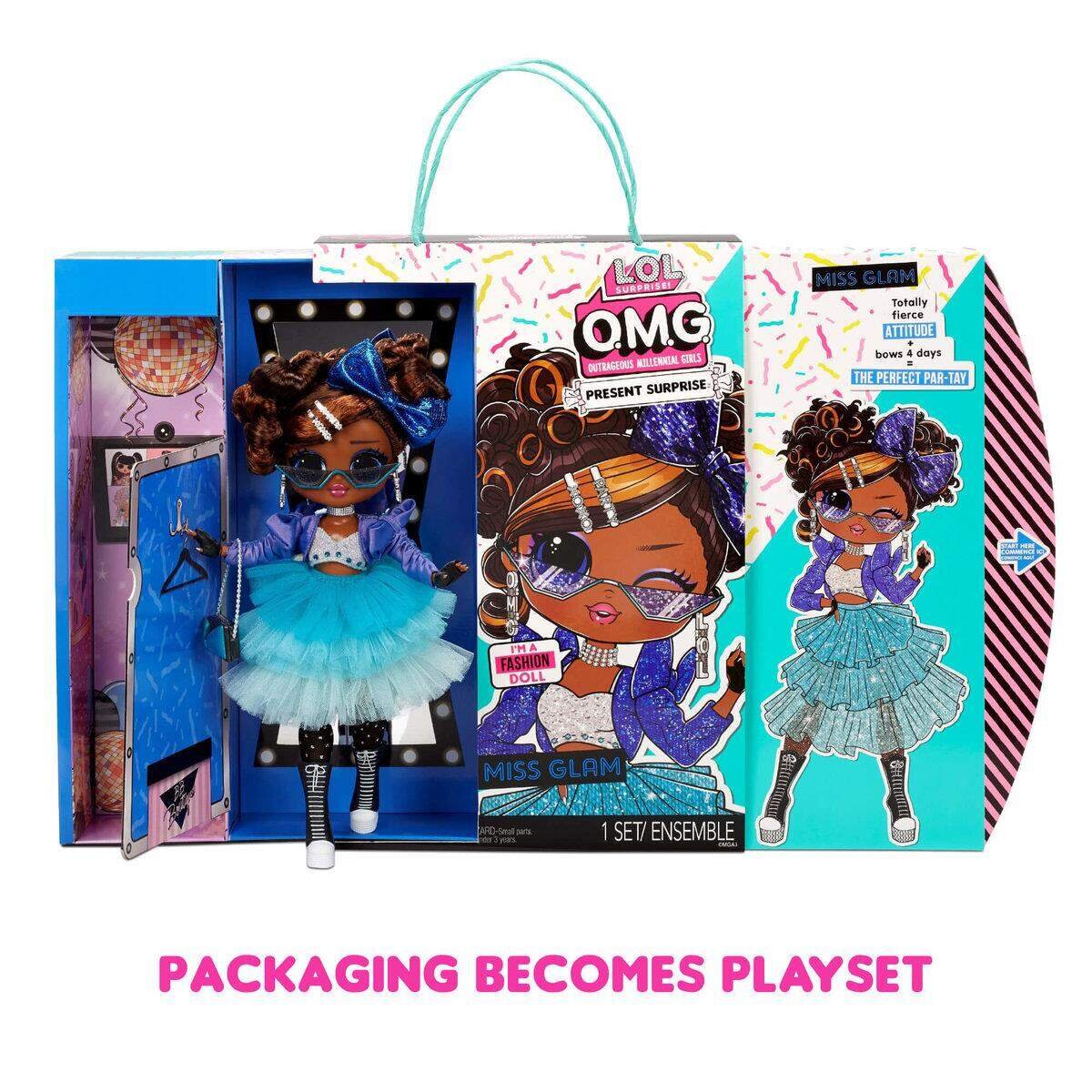 MGA Entertainment L.O.L. Surprise OMG Birthday Doll- Miss Glam