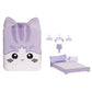 MGA Entertainment Na! Na! Na! Surprise 3in1 Series 3 - Backpack Bedroom Lavender Kitty