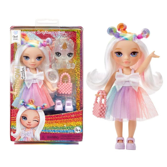 MGA Entertainment Rainbow High Littles Dolls- Opal (Rainbow)
