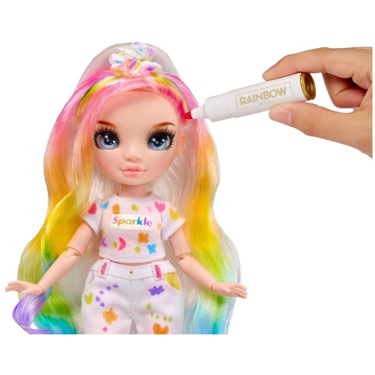 MGA Entertainment Ranbow High Color & Create DIY Puppe