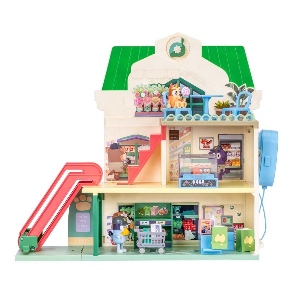 Moose Toys Spielset Bluey Let´s Play Chef Supermarkt
