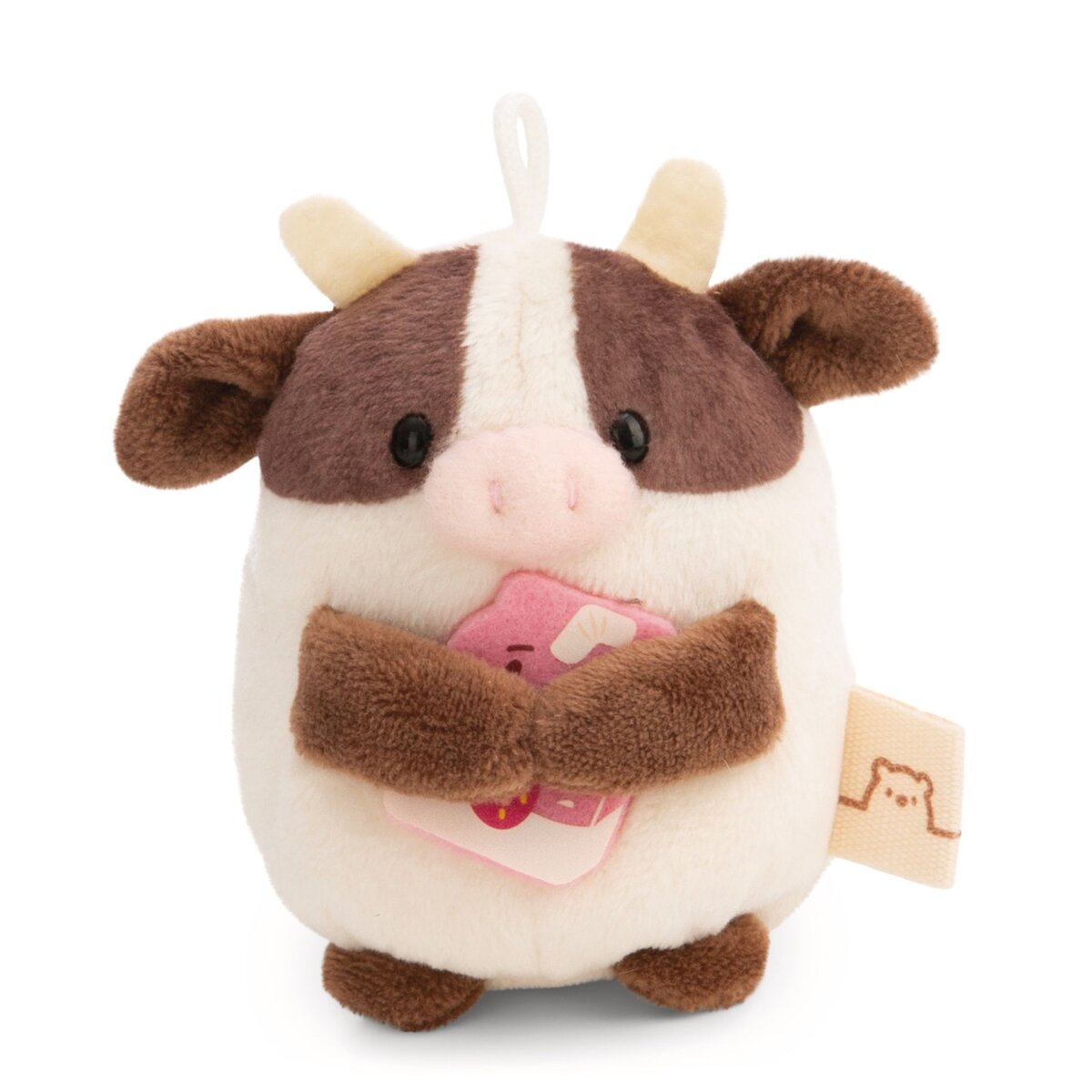 NICI Kuscheltier Set Kuh Moona mit Milch-Shake u. Softeiskostüm