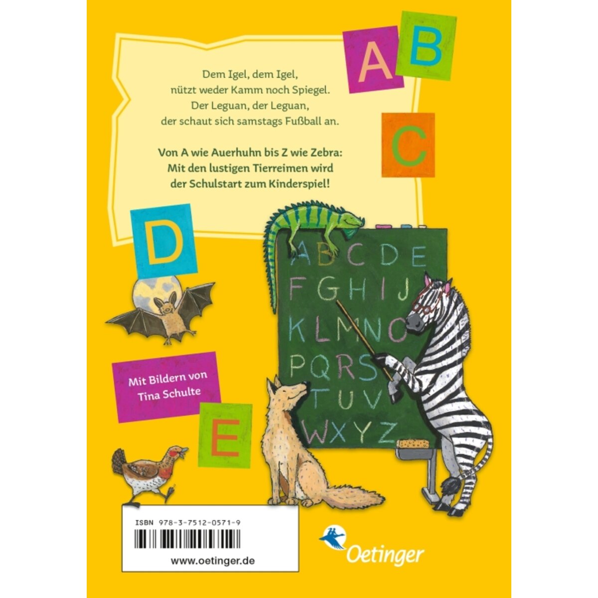 Oetinger Das Tier-ABC. Mini-Ausgabe für die Schultüte