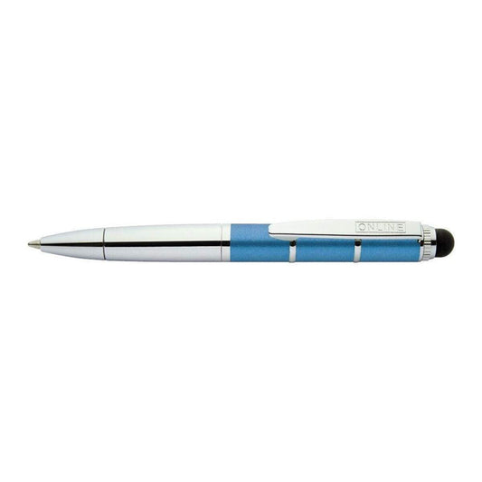 ONLINE 33656 Drehkugelschreiber Piccolo Stylus, metallic blau