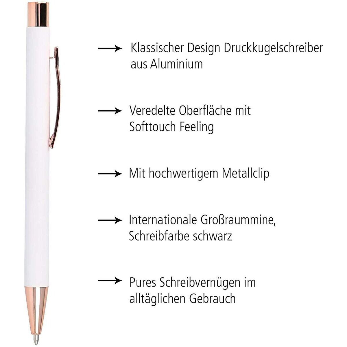 ONLINE Kugelschreiber M Soft Metal Pure rosé
