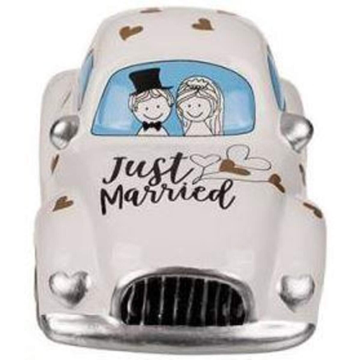Out of the Blue Spardose Hochzeitsauto mit Schloss,,ca. 16 x 8,5 cm
