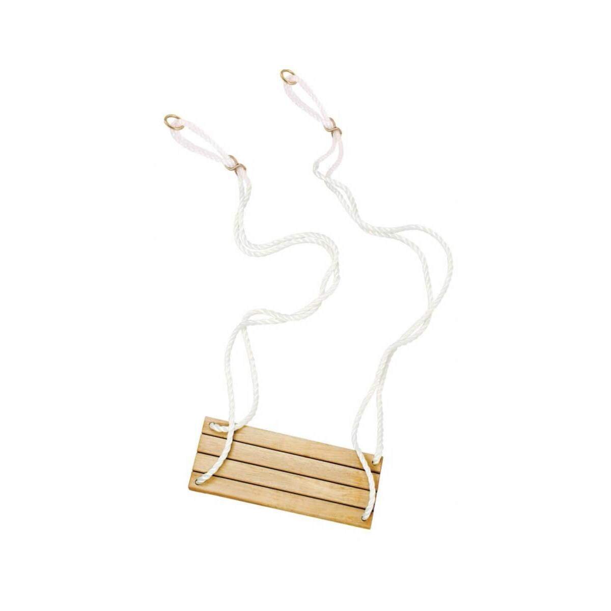 Outdoor Active Naturholz Brettschaukel, 40 x 16 cm