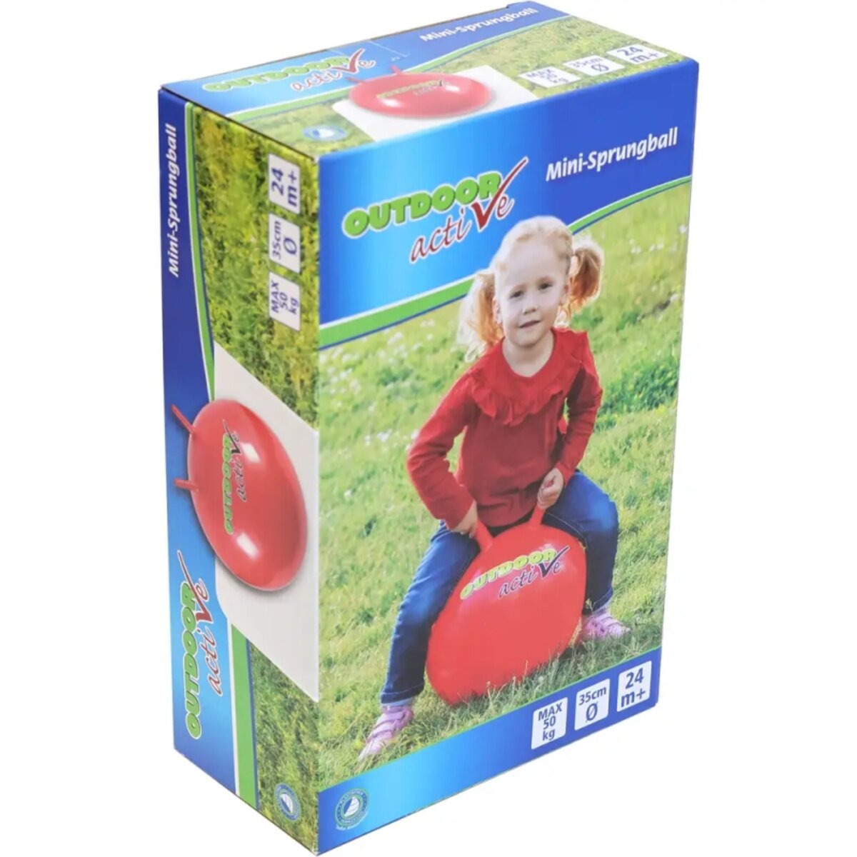 Outdoor active Sprungball Rot, ⌀35 cm