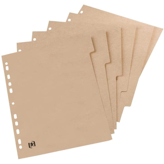 Oxford Register "Touareg" blanko, aus recyclefähigem TCF-Papier, 290 g/m², 6 Blatt, beige