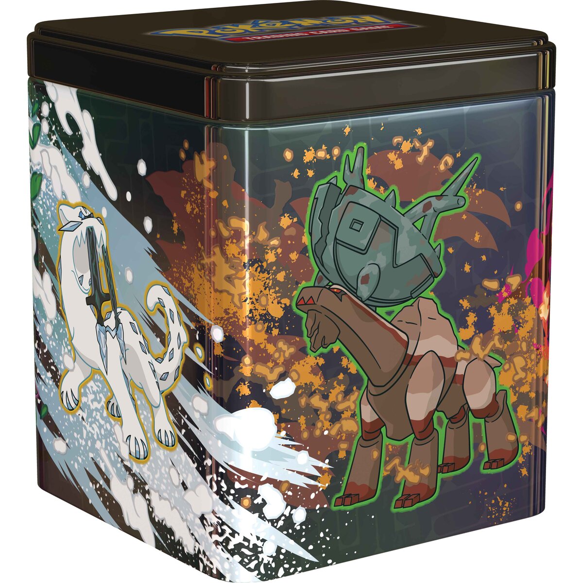 Pokemon Stapel-Tin-Box (Deutsch), 1 Stück, 3-fach sortiert