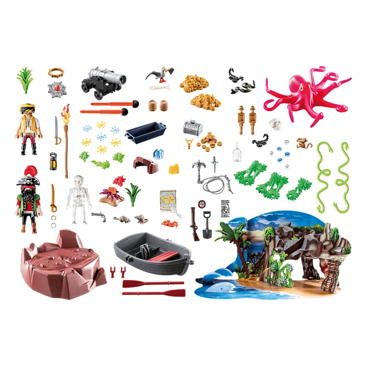 PLAYMOBIL® 70322 - Adventskalender Schatzsuche in der Piratenbucht