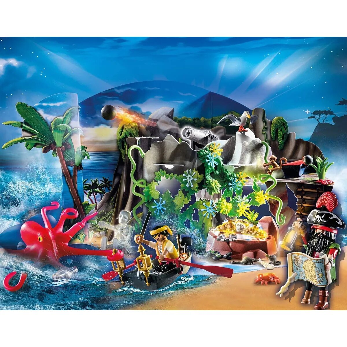 PLAYMOBIL® 70322 - Adventskalender Schatzsuche in der Piratenbucht