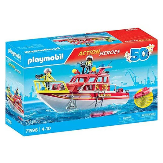 PLAYMOBIL® 71598 Act!on Heroes - Feuerlöschboot