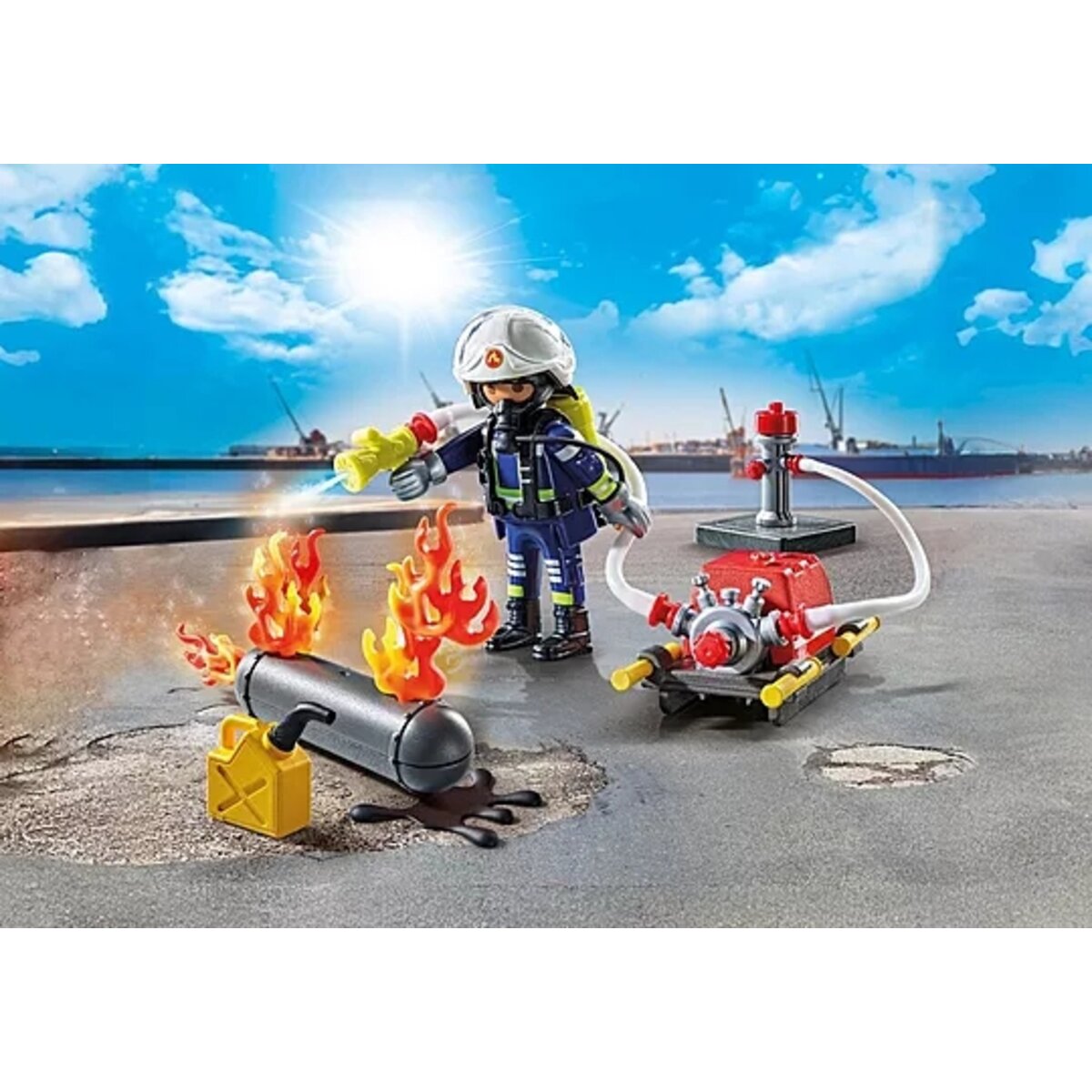 PLAYMOBIL® 71826 Act!on Heros Löschung eines Gastanks