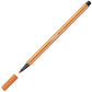 Premium-Filzstift - STABILO Pen 68 - Einzelstift - gelbrot