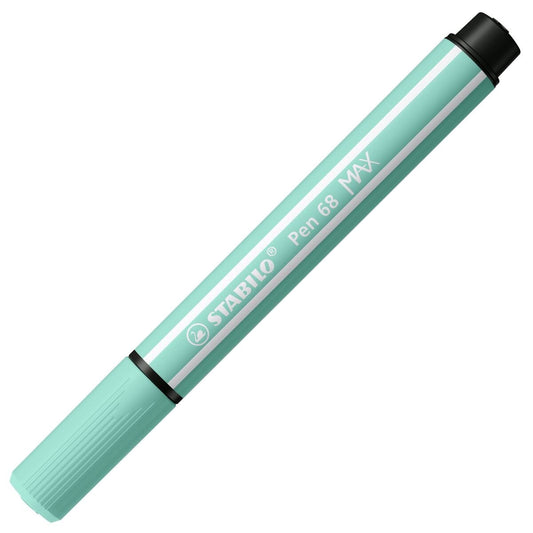 Premium-Filzstift mit dicker Keilspitze - STABILO Pen 68 MAX - Einzelstift - eisgrün