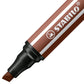 Premium-Filzstift mit dicker Keilspitze - STABILO Pen 68 MAX - Einzelstift - siena