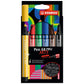 Premium-Filzstift mit dicker Keilspitze - STABILO Pen 68 MAX - ARTY - 6er Pack - mit 6 verschiedenen Farben