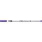Premium-Filzstift mit Pinselspitze für variable Strichstärken - STABILO Pen 68 brush - Einzelstift - violett