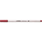 Premium-Filzstift mit Pinselspitze für variable Strichstärken - STABILO Pen 68 brush - Einzelstift - dunkelrot