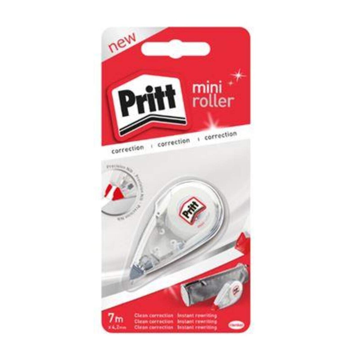 Pritt Korrekturroller Mini, 4,2 mm x 7 m