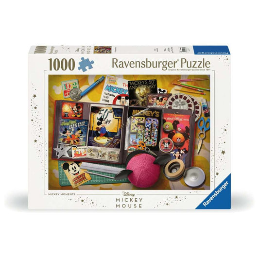 Ravensburger  Puzzle - Disney: 1970 Mickey Moments, 1000 Teile