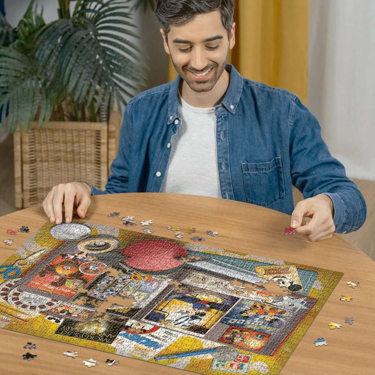 Ravensburger  Puzzle - Disney: 1970 Mickey Moments, 1000 Teile