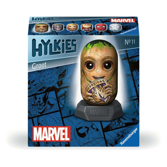 Ravensburger 3D Puzzle - Hylkies Marvel #11 Groot, 54 Teile