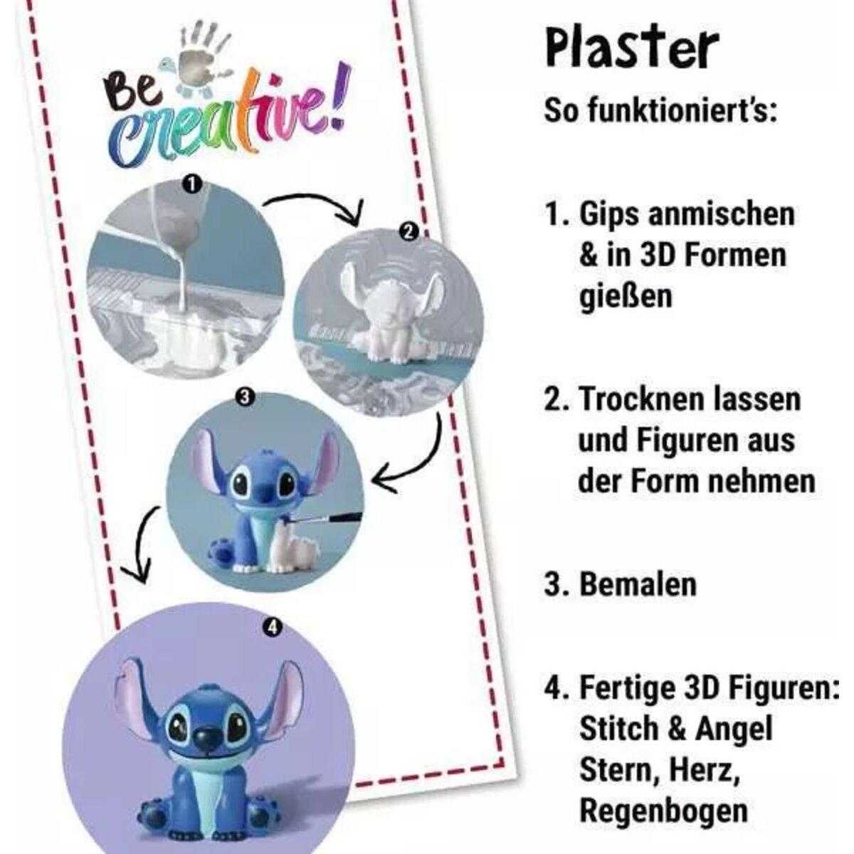 Ravensburger BeCreative Gipsgießen Disney Stitch