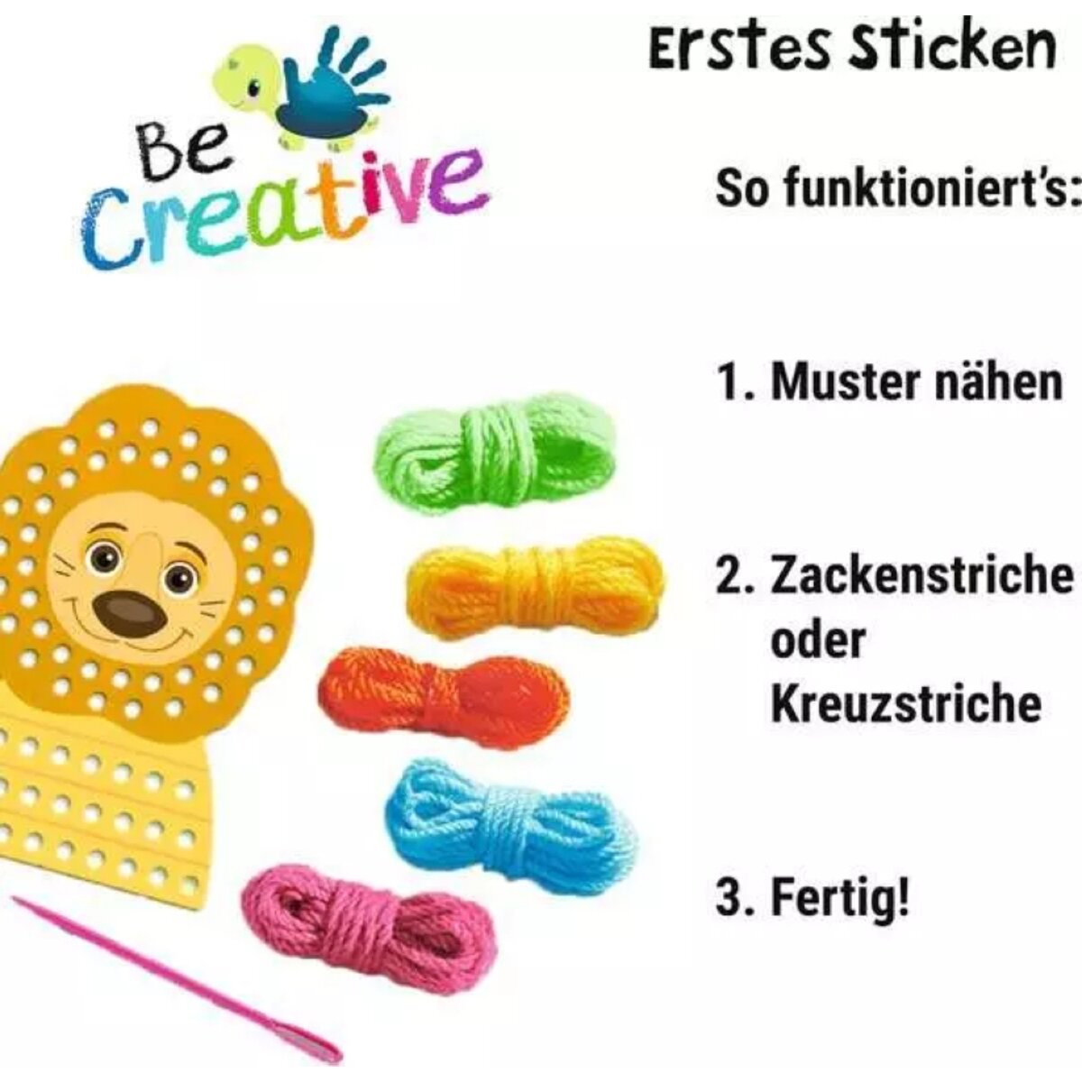 Ravensburger BeCreative Mini Erstes Sticken Bastelset