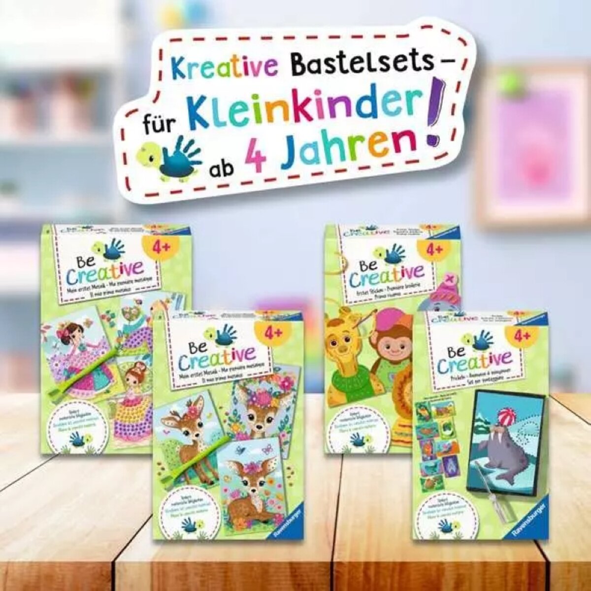 Ravensburger BeCreative Mini Erstes Sticken Bastelset